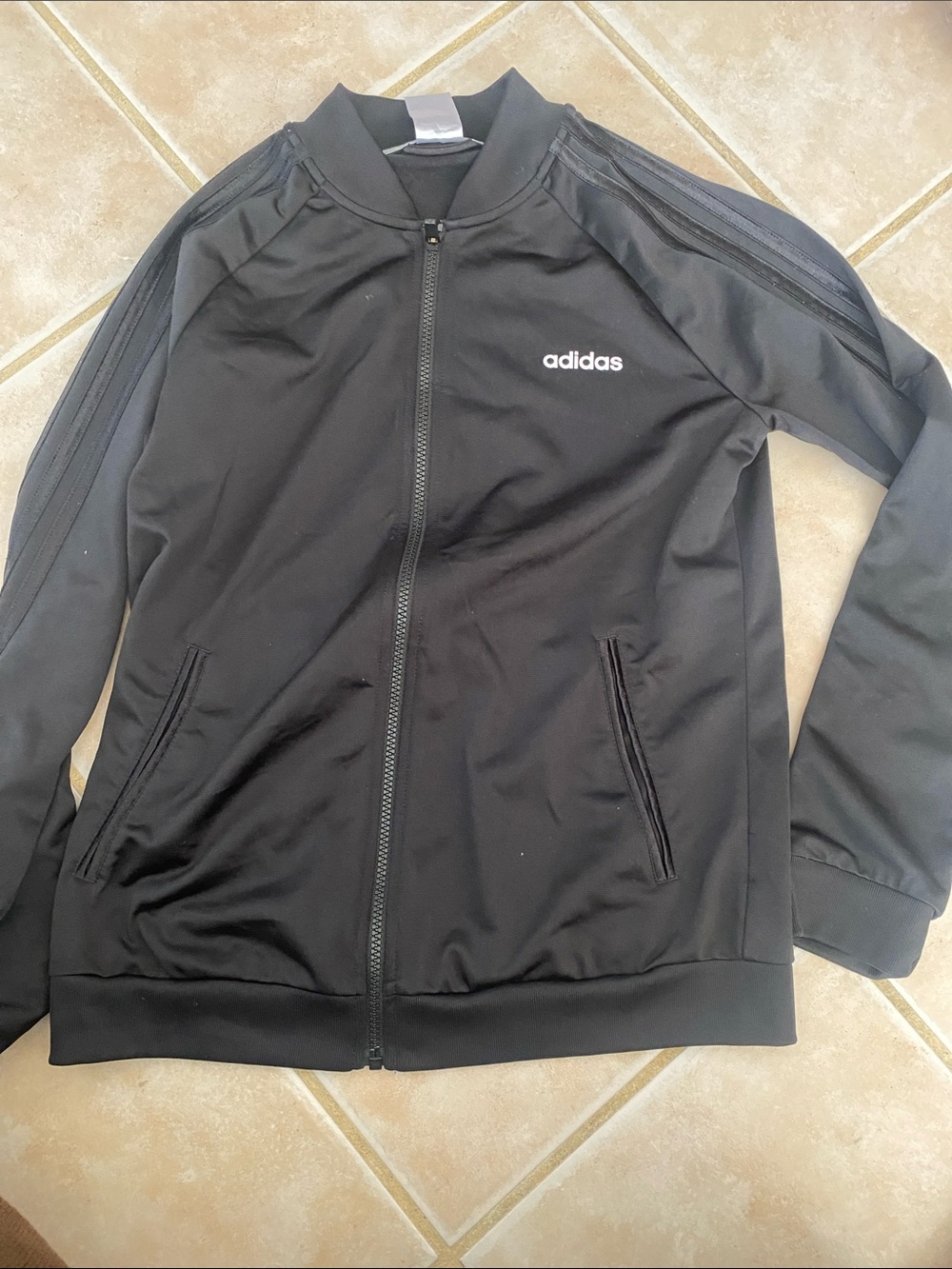 adidas Woman's Black Lightweight Track Jacket